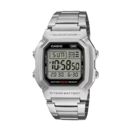 Casio W-800HD-1AV Digital Stainless Steel Men Watch